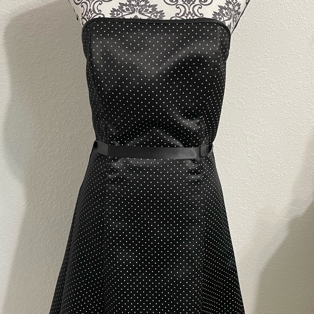 VINTAGE☀️Jessica Mclintok for Gunners Fax Polka Dot Dress